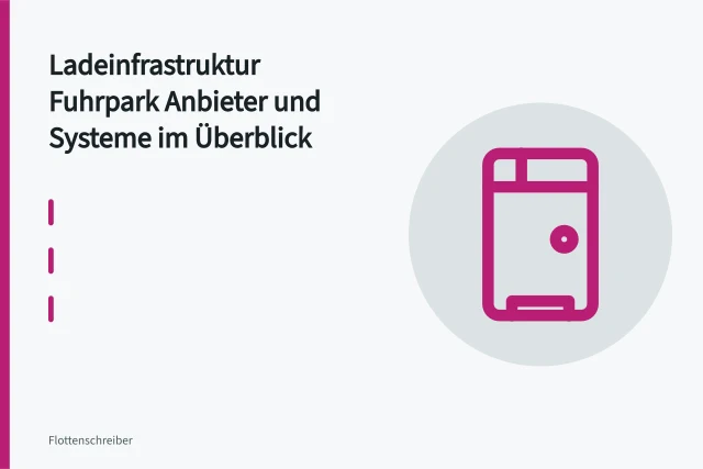 DC-Schnellladesäule und AC-Wallbox auf einem Betriebshof. Ladeinfrastruktur Fuhrpark Anbieter und Systeme im Überblick