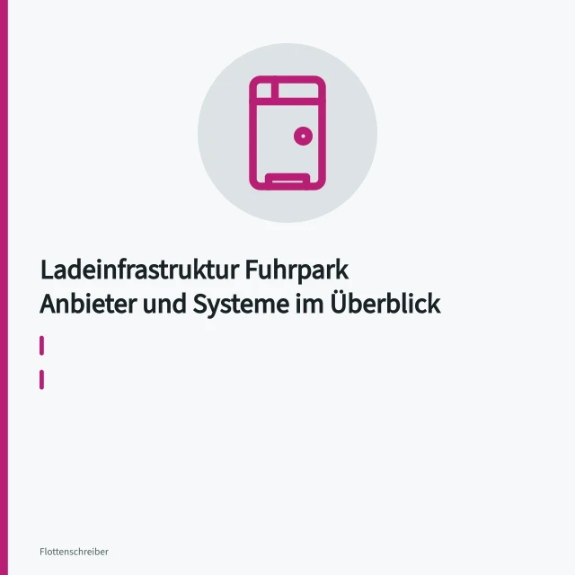 DC-Schnellladesäule und AC-Wallbox auf einem Betriebshof. Ladeinfrastruktur Fuhrpark Anbieter und Systeme im Überblick